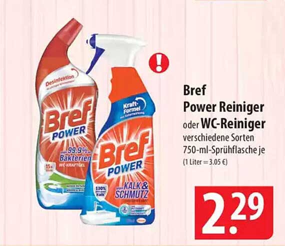 Bref Power Reiniger oder WC-Reiniger