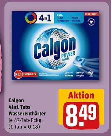 Calgon 4in1 Tabs Wasserenthärter