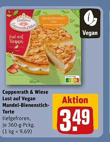 Coppenrath & Wiese Lust auf Vegan Mandel-Bienenstich-Torte