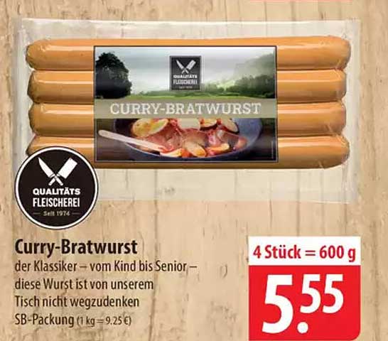 Curry-Bratwurst