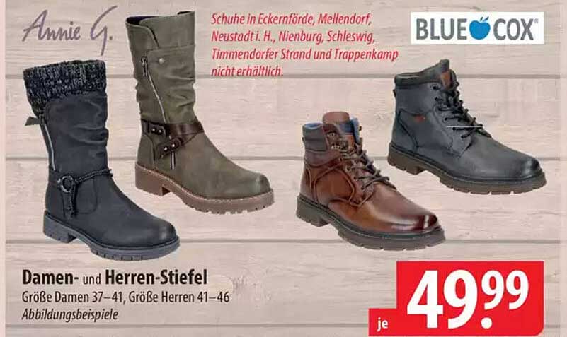 Damen- und Herren-Stiefel