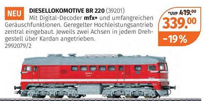 DIESELLOKOMOTIVE BR 220 (39201)