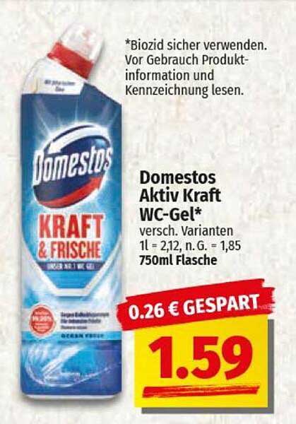 Domestos Aktiv Kraft WC-Gel