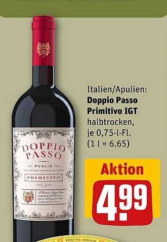 Doppio Passo Primitivo IGT halb trocken