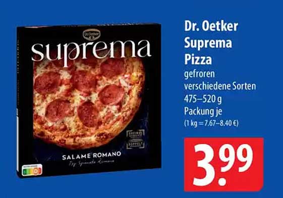 Dr. Oetker Suprema Pizza