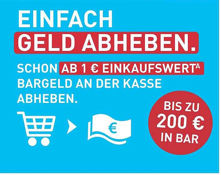 EINFACH GELD ABHEBEN.