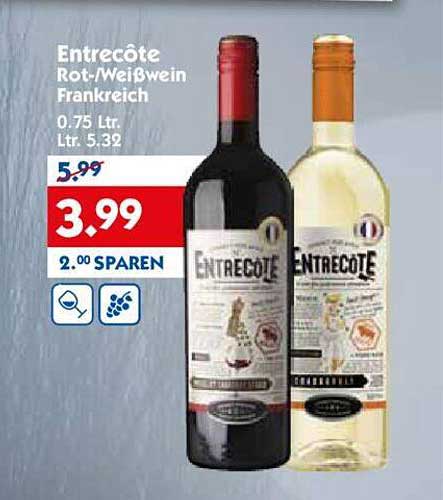 Entrecôte Rot-Weißwein