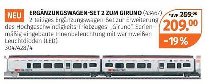 ERGÄNZUNGSWAGEN-SET 2 ZUM GIRUNO