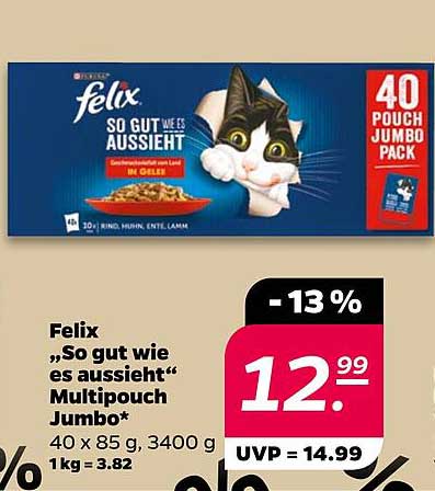 Felix „So gut wie es aussieht“ Multipouch Jumbo*