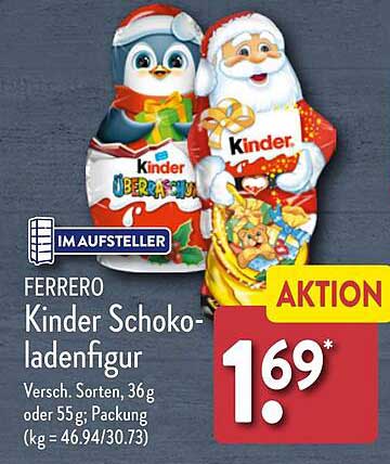 Ferrero Kinder Schokoladenfigur