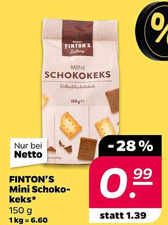 FINTON'S Mini Schokokeks*