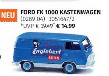 FORD FK 1000 KASTENWAGEN