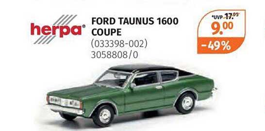 FORD TAUNUS 1600 COUPE