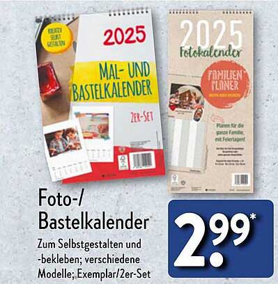 Foto-/Bastelkalender