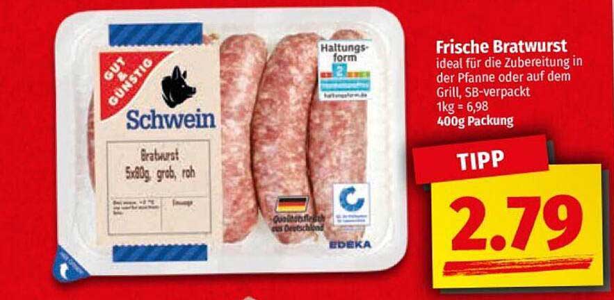 Frische Bratwurst