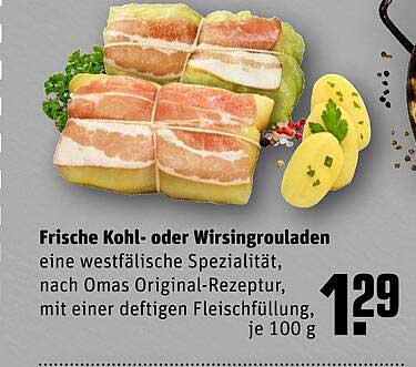 Frische Kohl- oder Wirsingrouladen