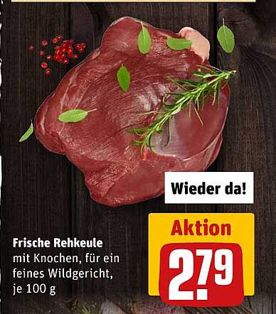 Frische Rehkeule