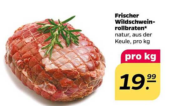 Frischer Wildschweinrollbraten*