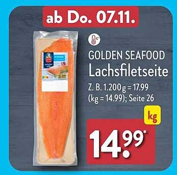 GOLDEN SEAFOOD Lachsfiletseite