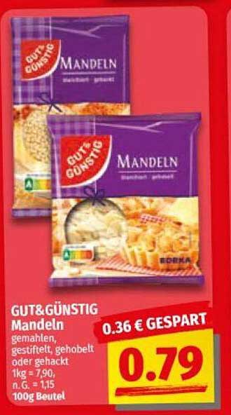 GUT& GÜNSTIG Mandeln