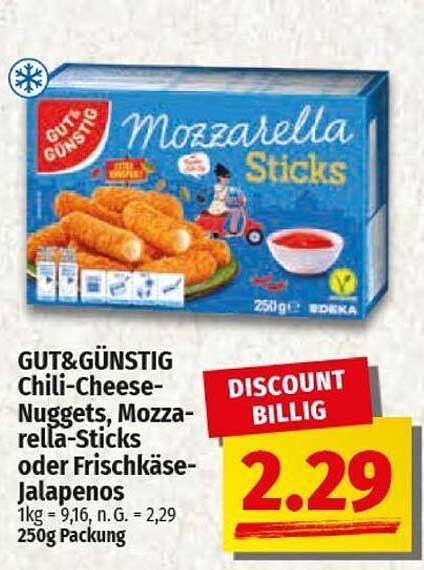 GUT&GÜNSTIG Mozzarella Sticks