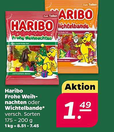 Haribo Frohe Weihnachten oder Wichtelband*