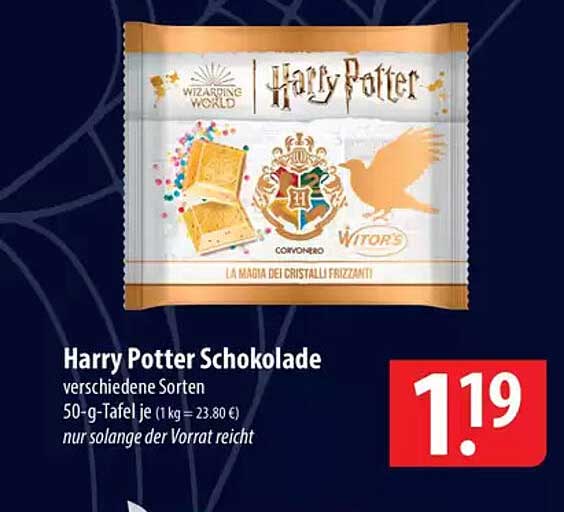 Harry Potter Schokolade