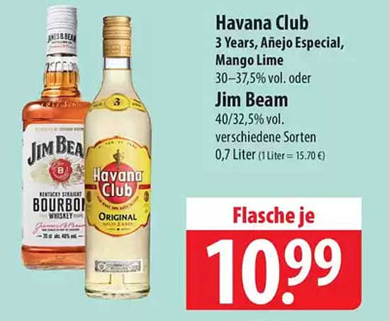 Havana Club oder Jim Beam