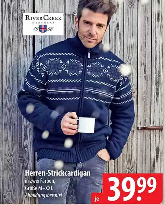 Herren-Strickcardigan