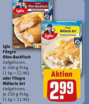 Iglo Filegro Ofen-Backfisch