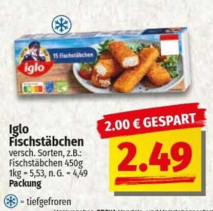 Iglo Fischstäbchen