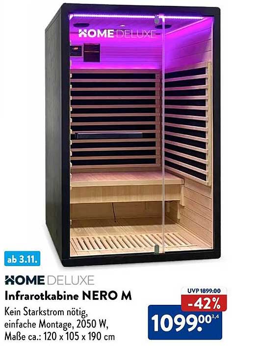 Infrarotkabine NERO M