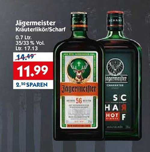 Jägermeister Kräuterlikör/Scharf