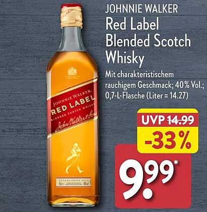 Johnnie Walker Red Label Blended Scotch Whisky