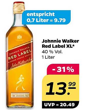 Johnnie Walker Red Label XL*