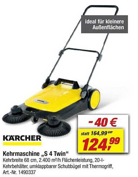 Kärcher Kehrmaschine „S 4 Twin“