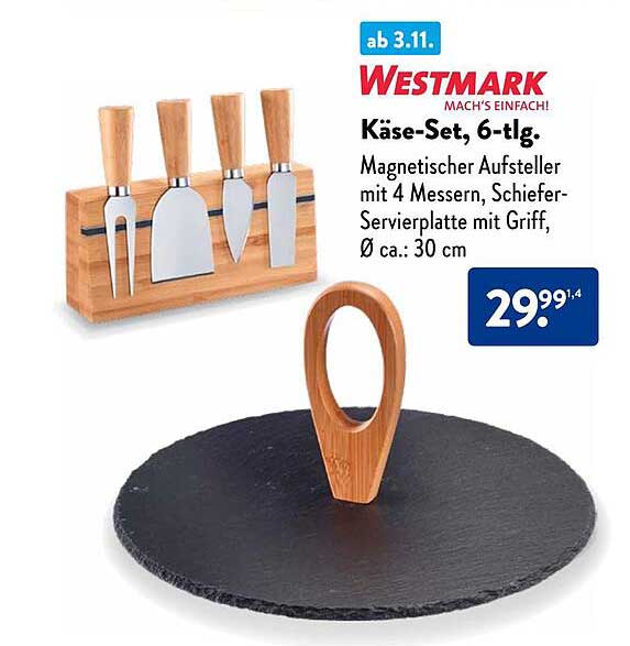 Käse-Set, 6-tlg.