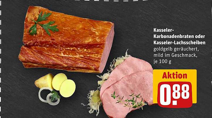 Kasseler-Karbonadenbraten oder Kasseler-Lachsscheiben