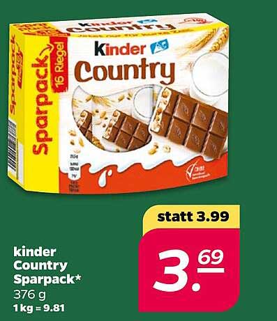 kinder Country Sparpack*