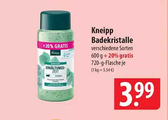 Kneipp Badekristalle