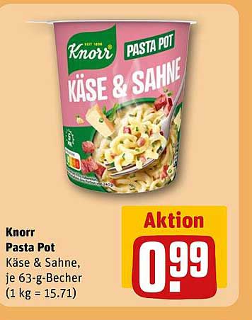 Knorr Pasta Pot Käse & Sahne