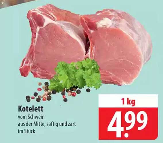 Kotelett vom Schwein