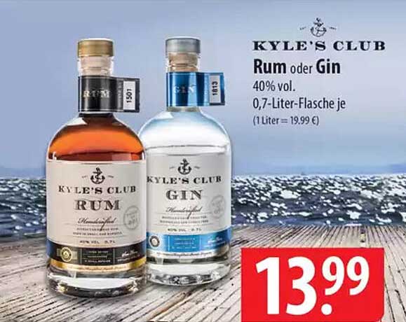 KYLE'S CLUB Rum oder Gin