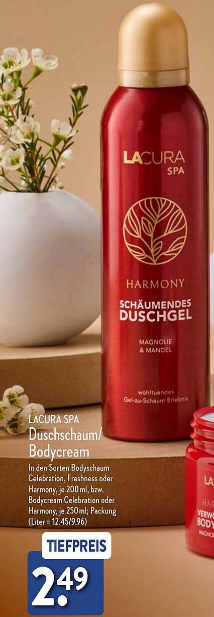 LACURA SPA HARMONY SCHÄUMENDES DUSCHGEL