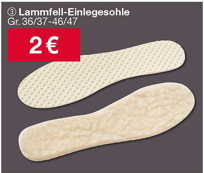 Lammfell-Einlegesohle