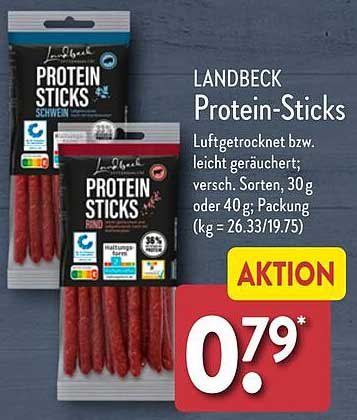 LANDBECK Protein-Sticks