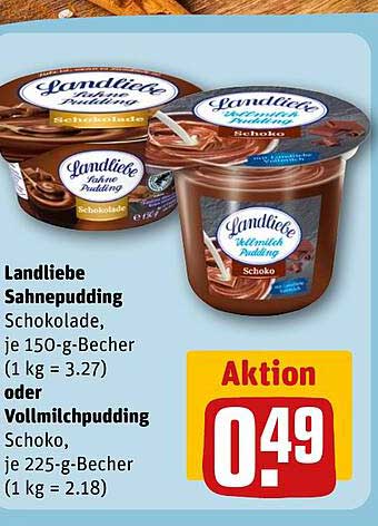 Landliebe Sahnepudding Schokolade