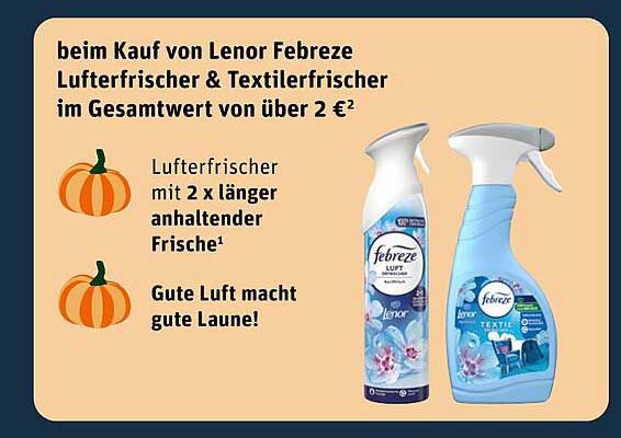 Lenor Febreze Lufterfrischer & Textilerfrischer