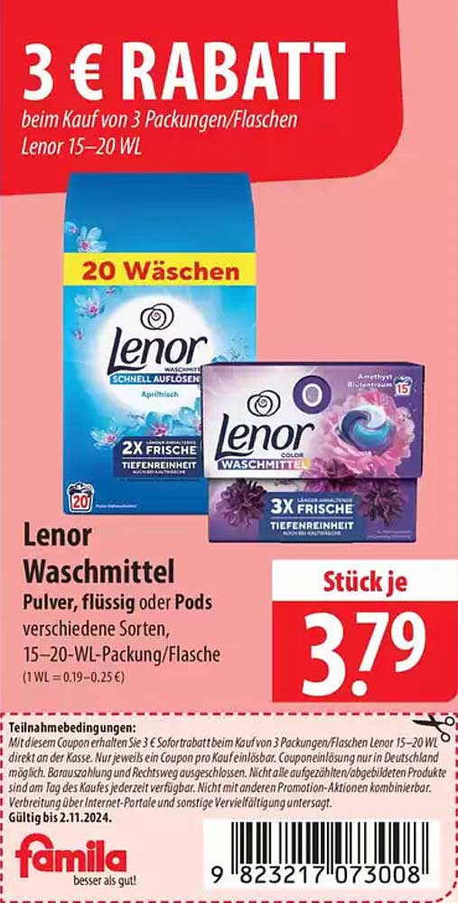 Lenor Waschmittel