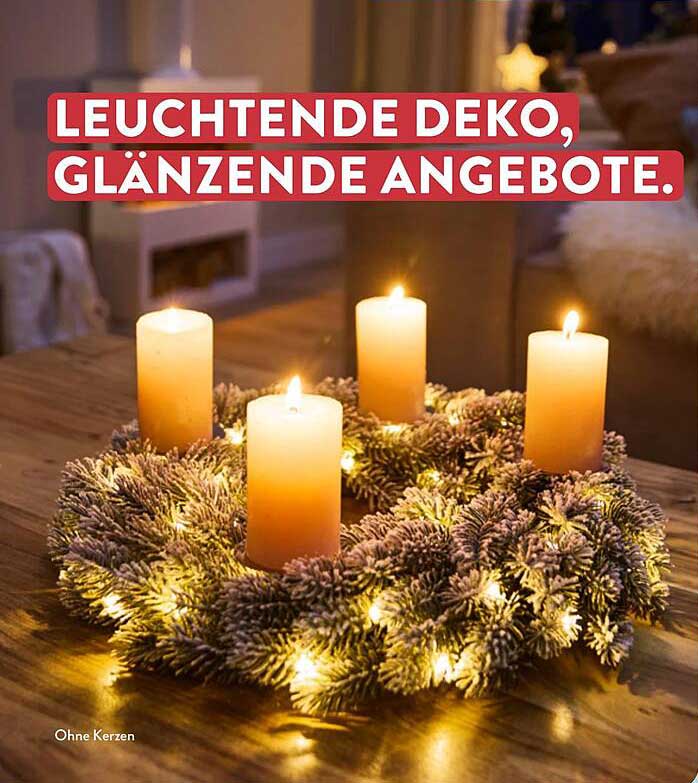 LEUCHTENDE DEKO, GLÄNZENDE ANGEBOTE.